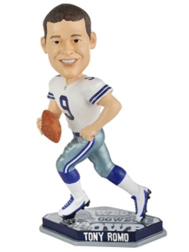 Dallas Cowboys NFL Tony Romo Forever Collectibles Thematic Base Edition Bobble Head