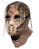 Jason (TM) Voorhees Deluxe Overhead Latex Mask Friday the 13th Costume Accessory