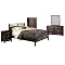 Cappuccino Finish Bedroom Set - 5-pc. Set