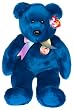 TY Beanie Baby - CLUBBY 1 the Dark Blue Bear