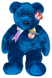 TY Beanie Baby - CLUBBY 1 the Dark Blue Bear