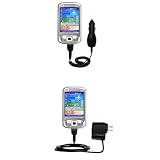 Essential Kit for the HP iPaq rw6800 Series - includes Car and Wall Charger with Rapid Charge Technology - Gomadic Brand w/ TipExchange Technology