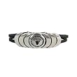 Bear Claw Symbol for Spirit Magnetic Closure Leather Bracelet