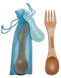 U Konserve Bamboo Utensil with Sky Mesh Pouch