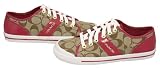 COACH Fillmore Signature Leather Sneakers Womens Shoes Brown Size 7
