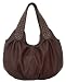 Melie Bianco Studded Handle Hobo Bag in Brown