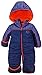 iXtreme Baby Boys Plaid Expedition Puffer Winter Snowsuit Pram, Navy, 12 Months