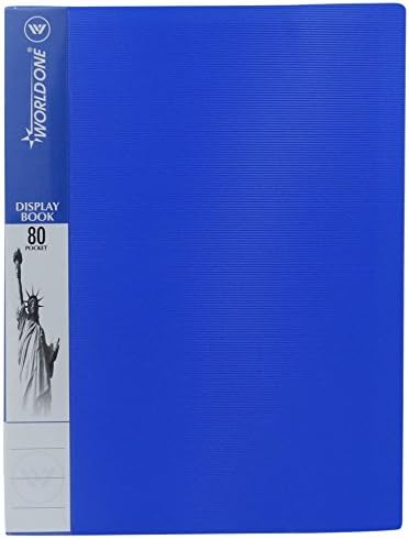 80 Pockets Display Book A4 Paper Presentation Folder Portfolio Office Supplies Pack Of 1