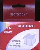 set of two compatible epson t020 colour inkjets for use in epson stylus 880..