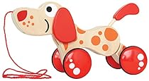 Hape - Walk-A-Long Puppy Wooden Pull Toy
