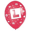Latex Balloons - Hen Night (Pk 6) Neck Down