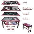6 in 1 Casino Gaming Table Furniture - Casino Supplies > Tables > Casino Grade Tables