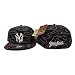 New York Yankees MLB Navy with Red and White Abstract Cooperstown Collection Fitted Baseball Hat / Cap