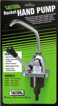 Valterra Products, Inc. RP800 Chrome Rocket Hand Pump