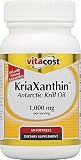 Vitacost KriaXanthin Antarctic Krill Oil with Natural Astaxanthin -- 1000 mg per serving - 60 Softgels
