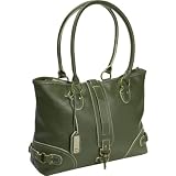 Icon Motion Systems Faux Leather Laptop Tote with Clasp