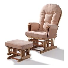 REPLACEMENT CUSHIONS FOR GLIDER ROCKING NURSERY CHAIR AND FOOT STOOL