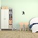 Baseball Wall Decal Sticker 30 - Sports Silhouette Decoration Mural - 12 in. Black