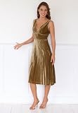 Empire-Waist Velvet Dress