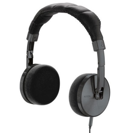 Nixon Nomadic Headphones Gunmetal, One Size