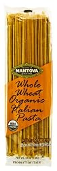 Mantova Italian Organic Whole Wheat Pasta, 1-Pound Bags (Pack of 10)