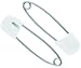 8 Pack Diaper Pins, Stainless Steel, Locking