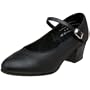 Capezio Women's Lilina Character Shoe,Black,9 W US