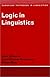 Logic in Linguistics (Cambridge Textbooks in Linguistics)
