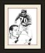 New York Giants Framed Sam Huff New York Giants By Michael Mellett NFL Football