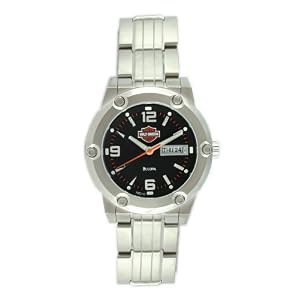 Buy Harley-Davidson� Mens Bulova� Watch. Matte Black Dial. 76C110