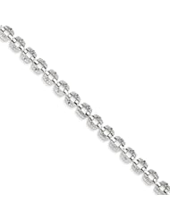 Sterling Silver Diamond Squares Bracelet