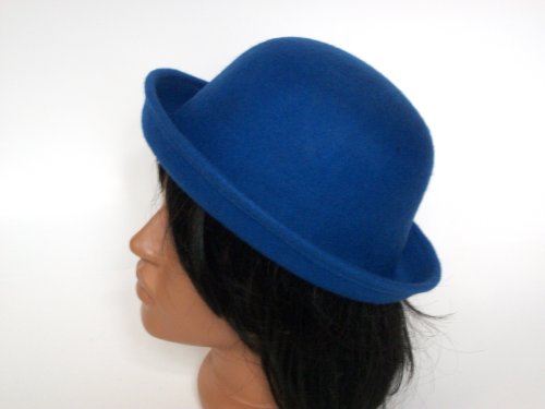 Derby hat Bowler hat unisex (Royal Blue)