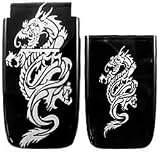 Silver Dragon Black - Nokia 6061 Faceplate Cell Phone Cover