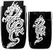 Silver Dragon Black - Nokia 6061 Faceplate Cell Phone Cover