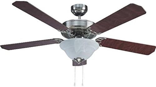 Home Impressions 52 Baylor Brushed Nickel Ceiling Fan