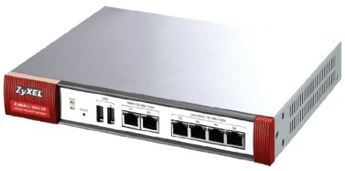 ZyXEL ZyWALL USG50 Internet Security Firewall with Dual-WAN, 4 Gigabit LAN/DMZ Ports, 5 IPSec VPN, SSL VPN, and 3G WAN Support