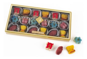 Marzipan Jewish Symbol Assortment, 6.5 oz. by Keller