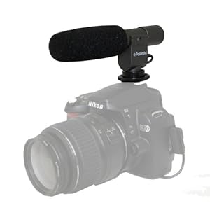 Polaroid Pro Video Condenser Shotgun Microphone For The Canon Vixia Hf M400