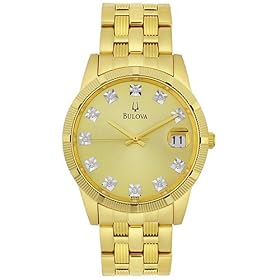 Bulova Men's Diamond Accented Watch #97F43