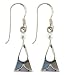 Sterling Silver Mother Of Pearl Dangle Earrings
