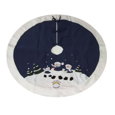 San Diego Chargers Nfl Snowman Holiday Tree Skirt (48)