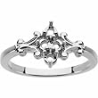 14K White Gold Mother's Ring - 4 Gemstone -- YOU CHOOSE THE COLORS!