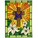 Easter Stained Glass Window Cling