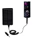 Solar Powered Rechargeable External Battery Pocket Charger for the Nokia Crystal Prism - uses Gomadic TipExchange Technology