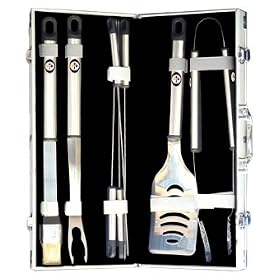 Pittsburgh Steelers Barbecue Set, 8 Piece Set with Storage Case