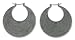 Earrings, 'Balinese Crescent Moon' 1.4 W 1.5 L