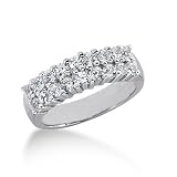 14K Gold Diamond Anniversary Rings 14K-AR27121907 0.90 Ctw.