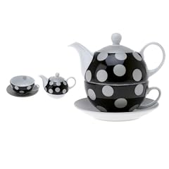 PT HM0185SI Tea Set for 1 Polka Dots Keramik rot