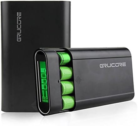 13600mAh LCD External Battery Power Bank 18650 Battery Charger Box with 2-Port 5A for iPhone 6 Plus 5S Galaxy S6 S5 Nexus 5 HTC One