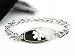 Medical Alert ID Bracelet, Thick 2.6mm Curb Chain - Custom Engraving INCLD